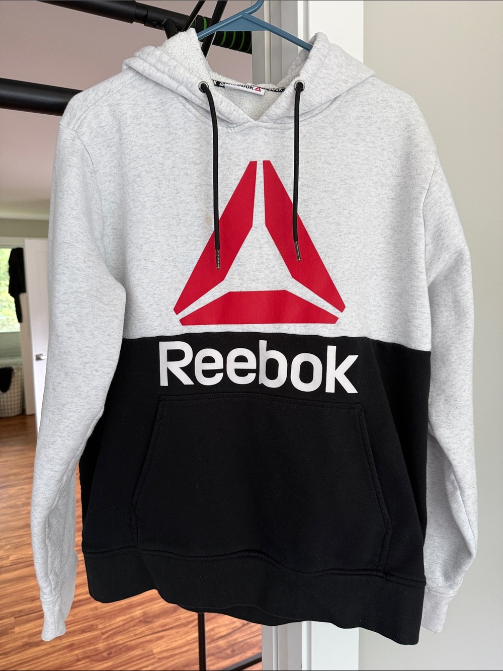 Reebok Performance Pull-over Hooded Sweatshirt, Men’s Large